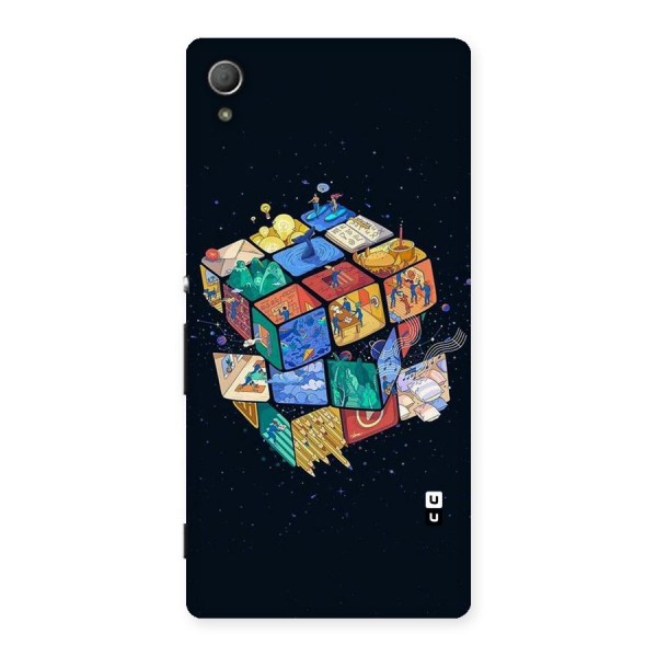 Coloured Rubic Back Case for Xperia Z4