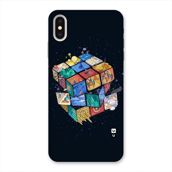 Coloured Rubic Back Case for iPhone XS Max