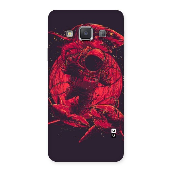 Coloured Spaceman Back Case for Galaxy A3