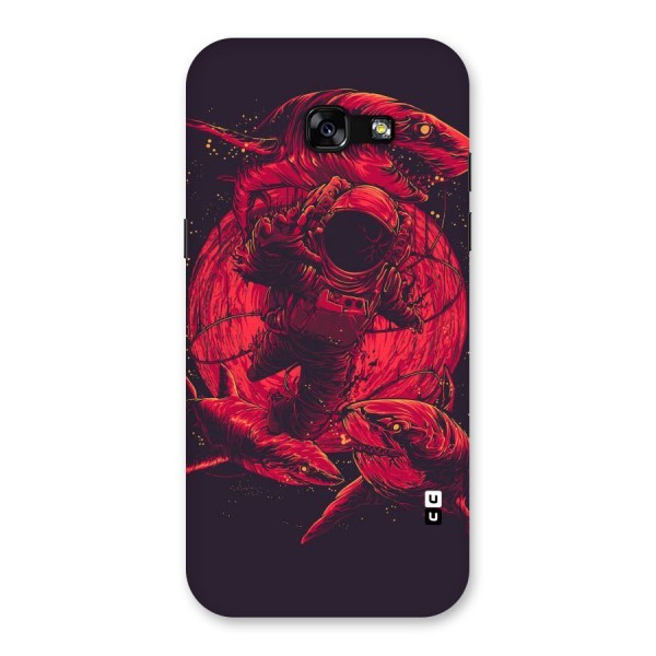 Coloured Spaceman Back Case for Galaxy A5 2017