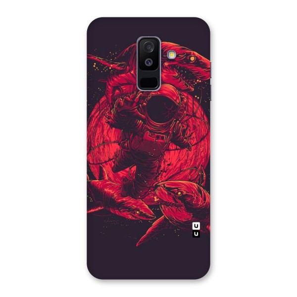 Coloured Spaceman Back Case for Galaxy A6 Plus