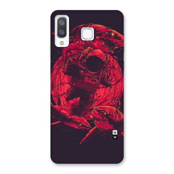 Coloured Spaceman Back Case for Galaxy A8 Star