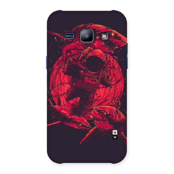 Coloured Spaceman Back Case for Galaxy J1
