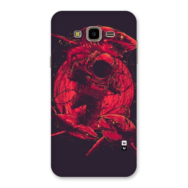 Coloured Spaceman Back Case for Galaxy J7 Nxt