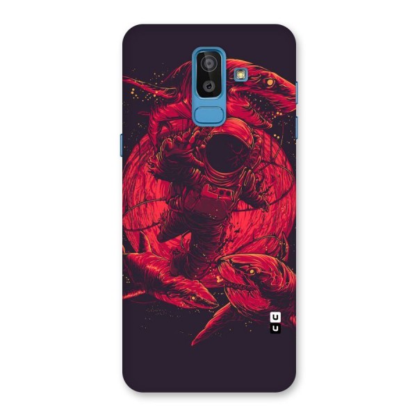 Coloured Spaceman Back Case for Galaxy J8