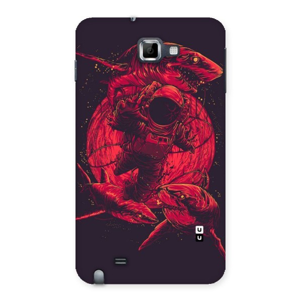 Coloured Spaceman Back Case for Galaxy Note