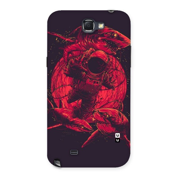 Coloured Spaceman Back Case for Galaxy Note 2