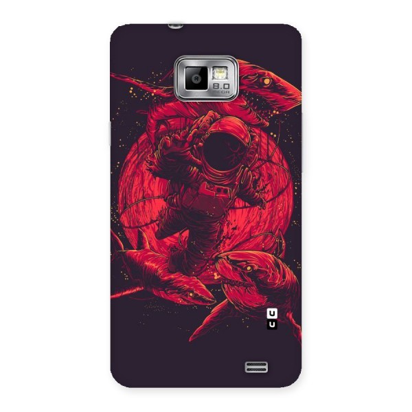 Coloured Spaceman Back Case for Galaxy S2