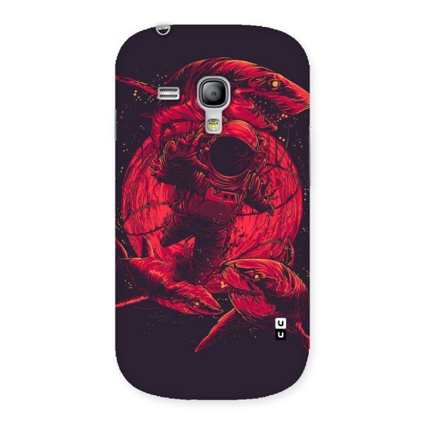 Coloured Spaceman Back Case for Galaxy S3 Mini