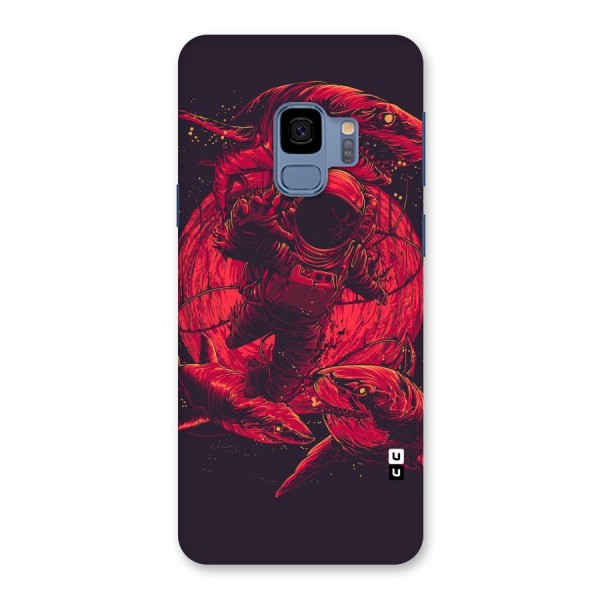 Coloured Spaceman Back Case for Galaxy S9
