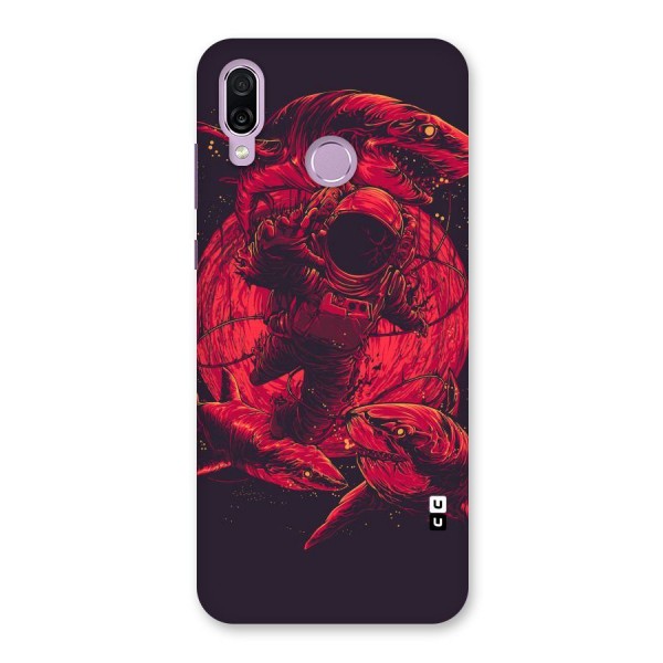 Coloured Spaceman Back Case for Honor Play