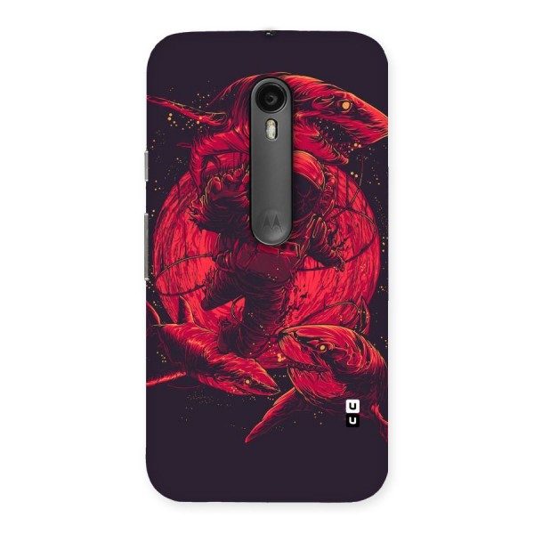 Coloured Spaceman Back Case for Moto G3