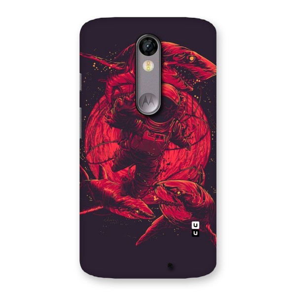 Coloured Spaceman Back Case for Moto X Force