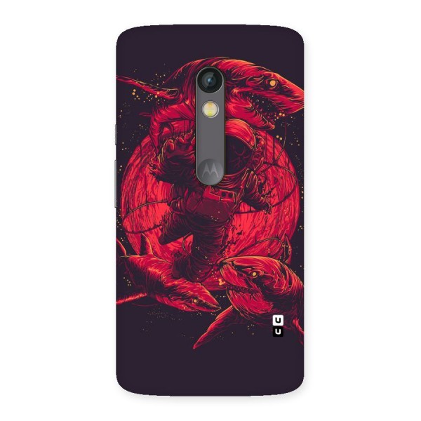 Coloured Spaceman Back Case for Moto X Play