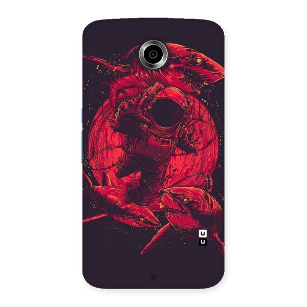 Coloured Spaceman Back Case for Nexsus 6
