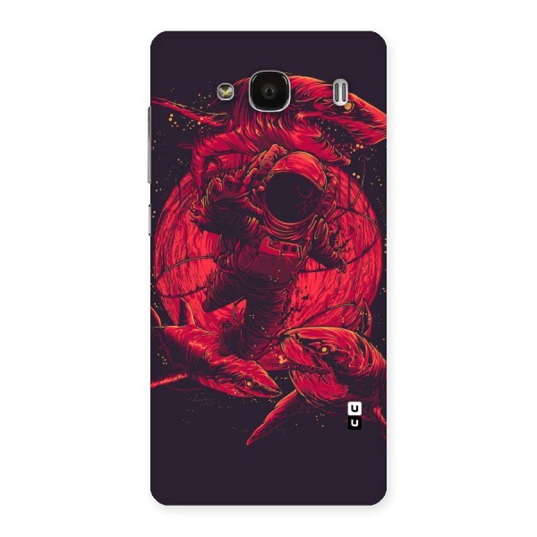 Coloured Spaceman Back Case for Redmi 2s