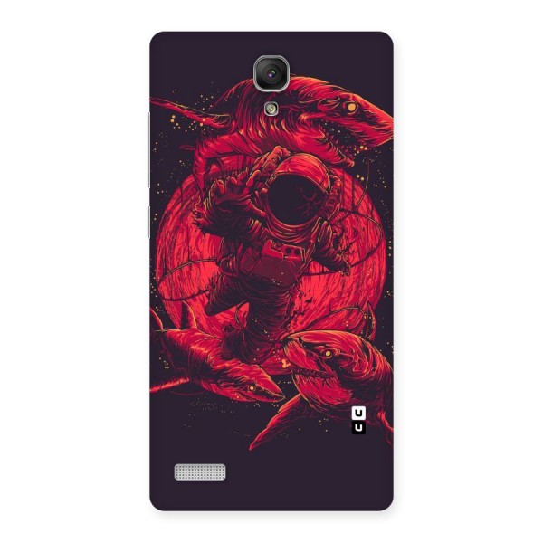 Coloured Spaceman Back Case for Redmi Note