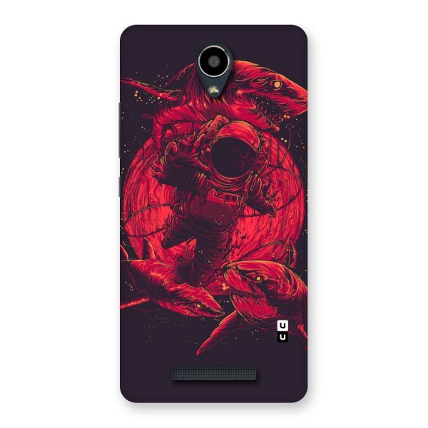Coloured Spaceman Back Case for Redmi Note 2