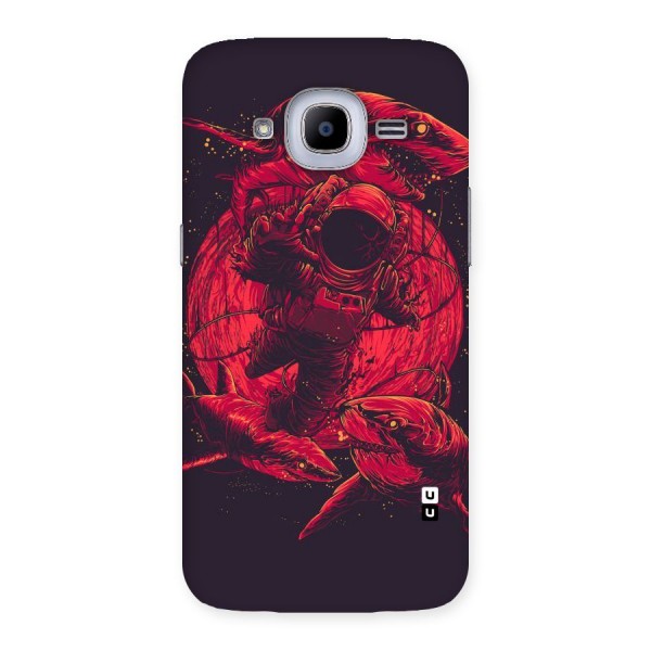 Coloured Spaceman Back Case for Samsung Galaxy J2 Pro