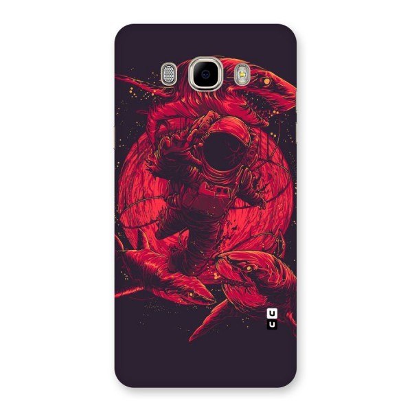 Coloured Spaceman Back Case for Samsung Galaxy J7 2016