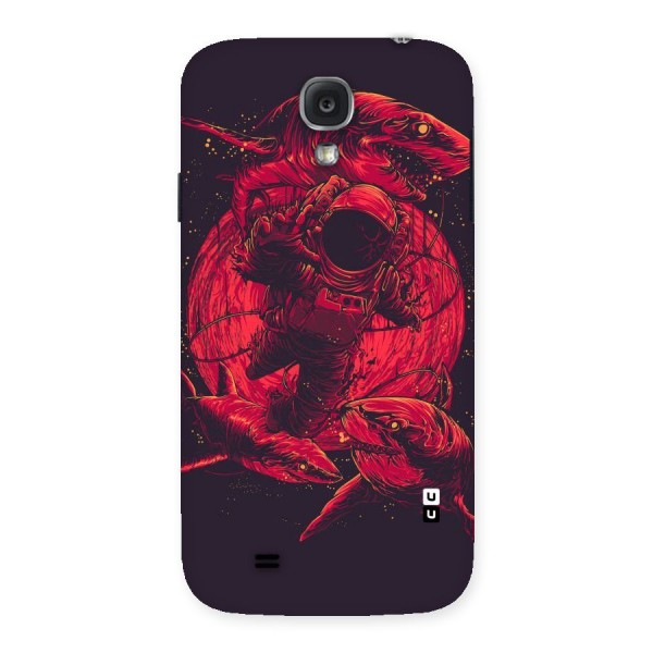 Coloured Spaceman Back Case for Samsung Galaxy S4