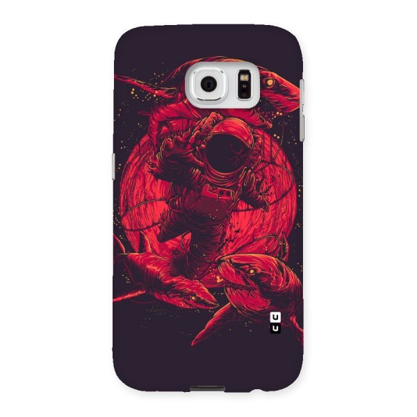Coloured Spaceman Back Case for Samsung Galaxy S6