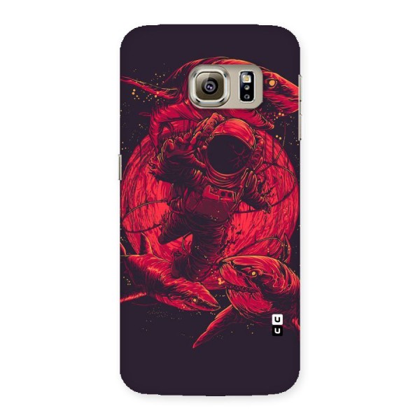 Coloured Spaceman Back Case for Samsung Galaxy S6 Edge