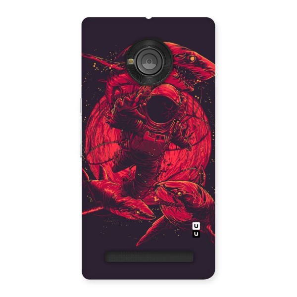 Coloured Spaceman Back Case for Yu Yuphoria