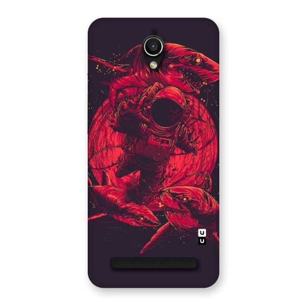 Coloured Spaceman Back Case for Zenfone Go