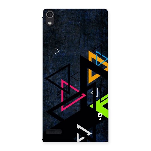 Coloured Triangles Back Case for Ascend P6