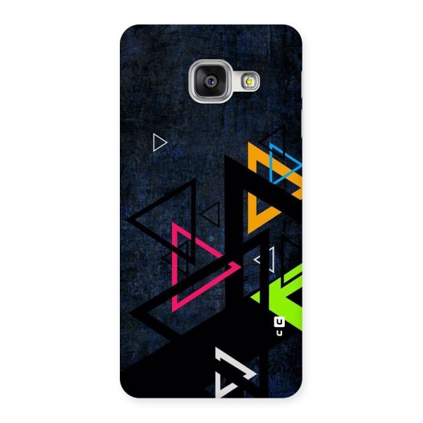 Coloured Triangles Back Case for Galaxy A3 2016