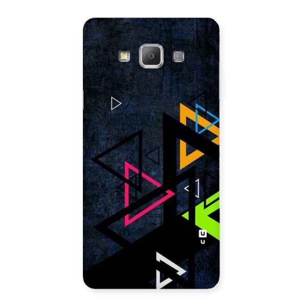 Coloured Triangles Back Case for Galaxy A7