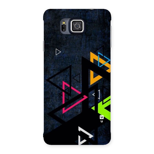 Coloured Triangles Back Case for Galaxy Alpha