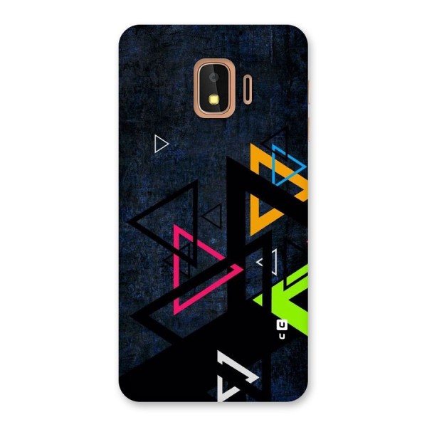 Coloured Triangles Back Case for Galaxy J2 Core
