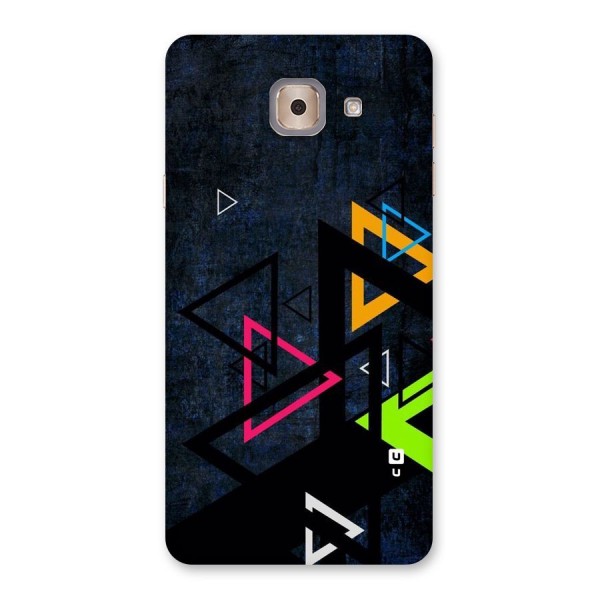 Coloured Triangles Back Case for Galaxy J7 Max
