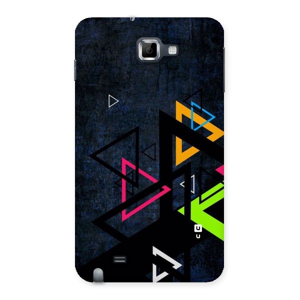 Coloured Triangles Back Case for Galaxy Note
