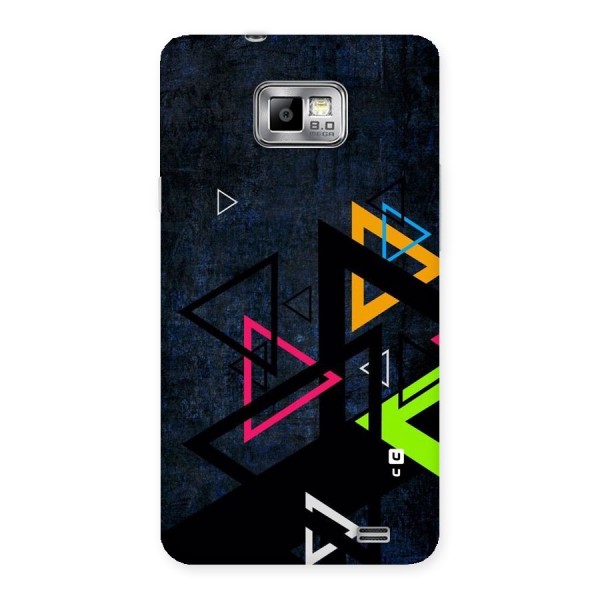 Coloured Triangles Back Case for Galaxy S2