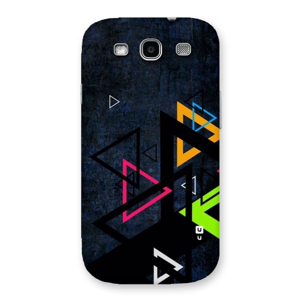 Coloured Triangles Back Case for Galaxy S3