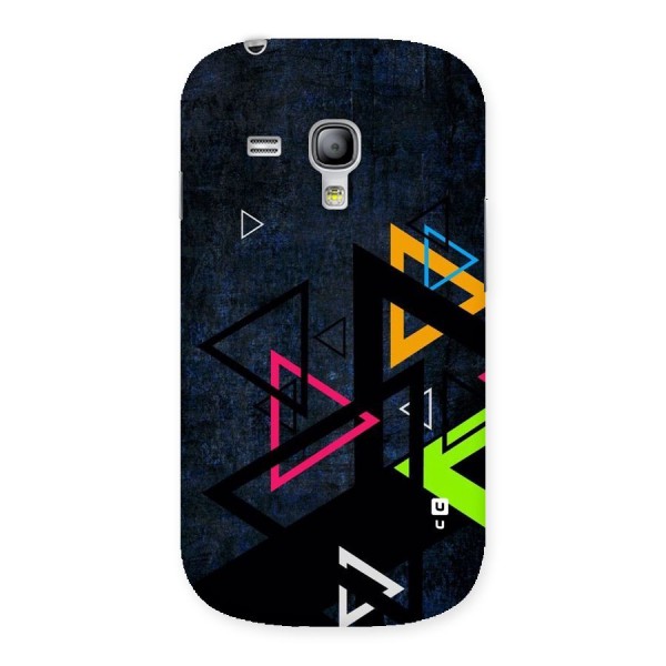 Coloured Triangles Back Case for Galaxy S3 Mini