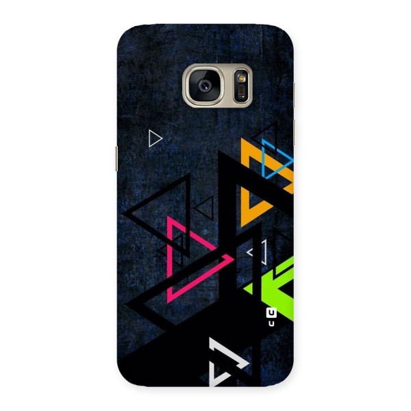 Coloured Triangles Back Case for Galaxy S7