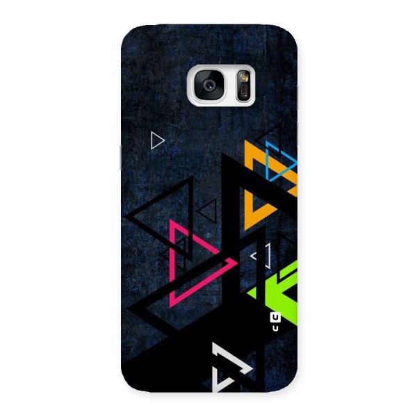 Coloured Triangles Back Case for Galaxy S7 Edge