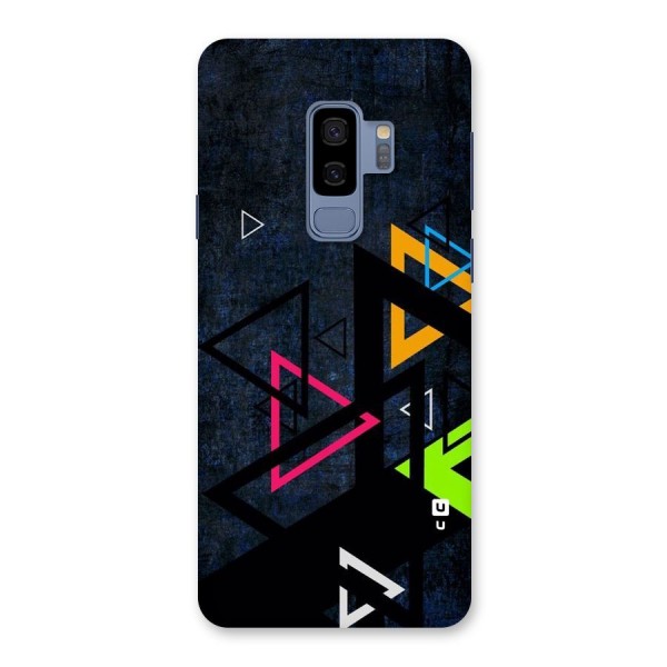 Coloured Triangles Back Case for Galaxy S9 Plus
