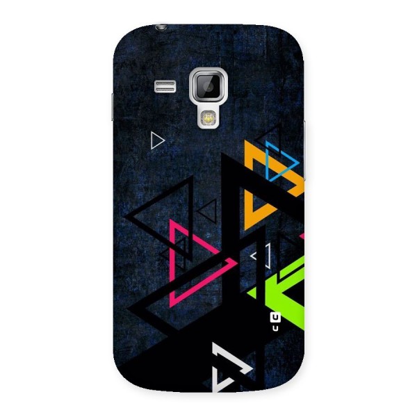 Coloured Triangles Back Case for Galaxy S Duos
