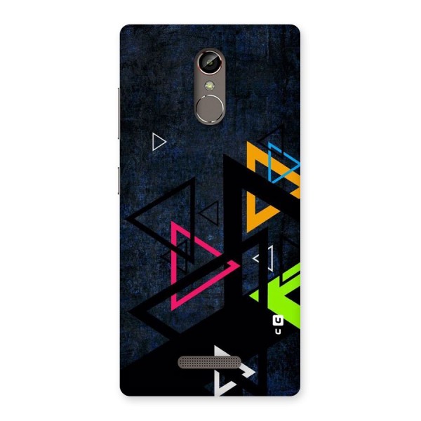 Coloured Triangles Back Case for Gionee S6s