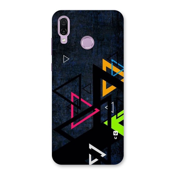 Coloured Triangles Back Case for Honor Play