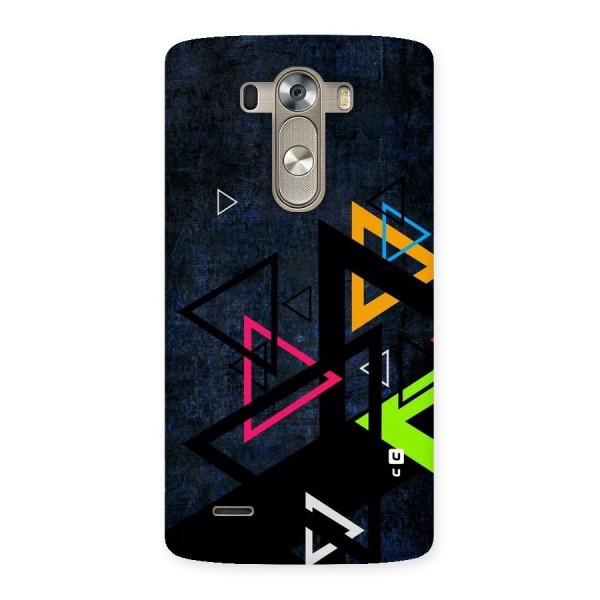 Coloured Triangles Back Case for LG G3