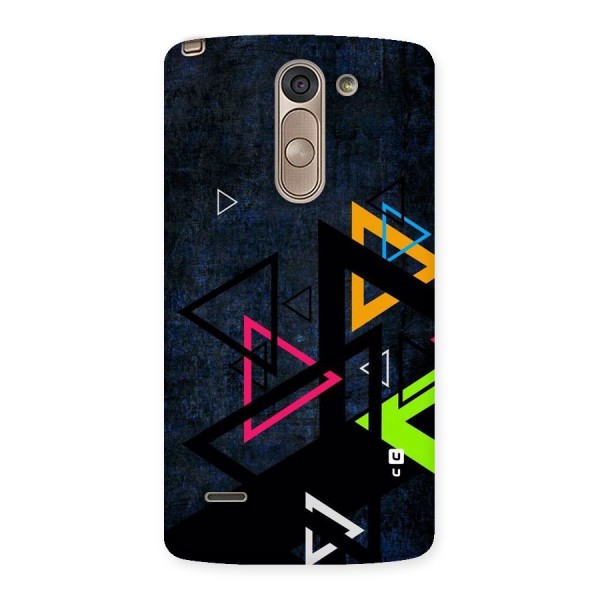 Coloured Triangles Back Case for LG G3 Stylus