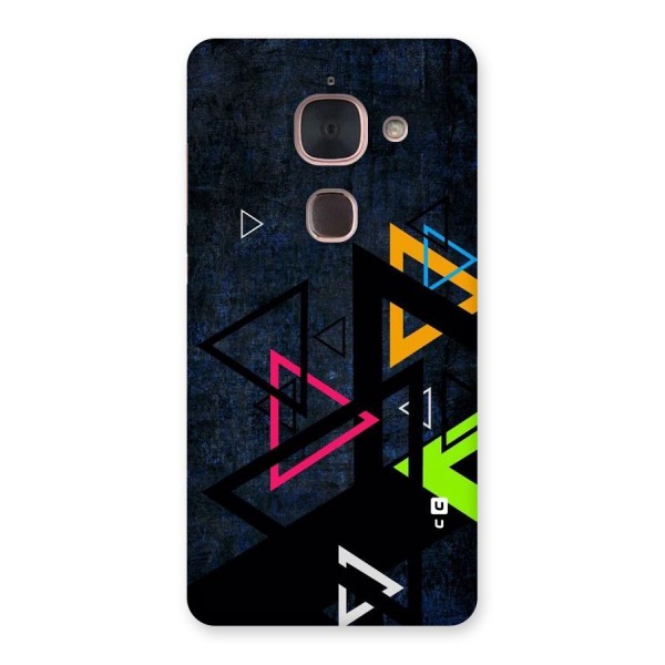 Coloured Triangles Back Case for Le Max 2