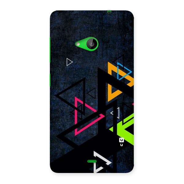 Coloured Triangles Back Case for Lumia 535