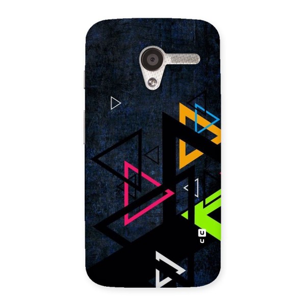 Coloured Triangles Back Case for Moto X
